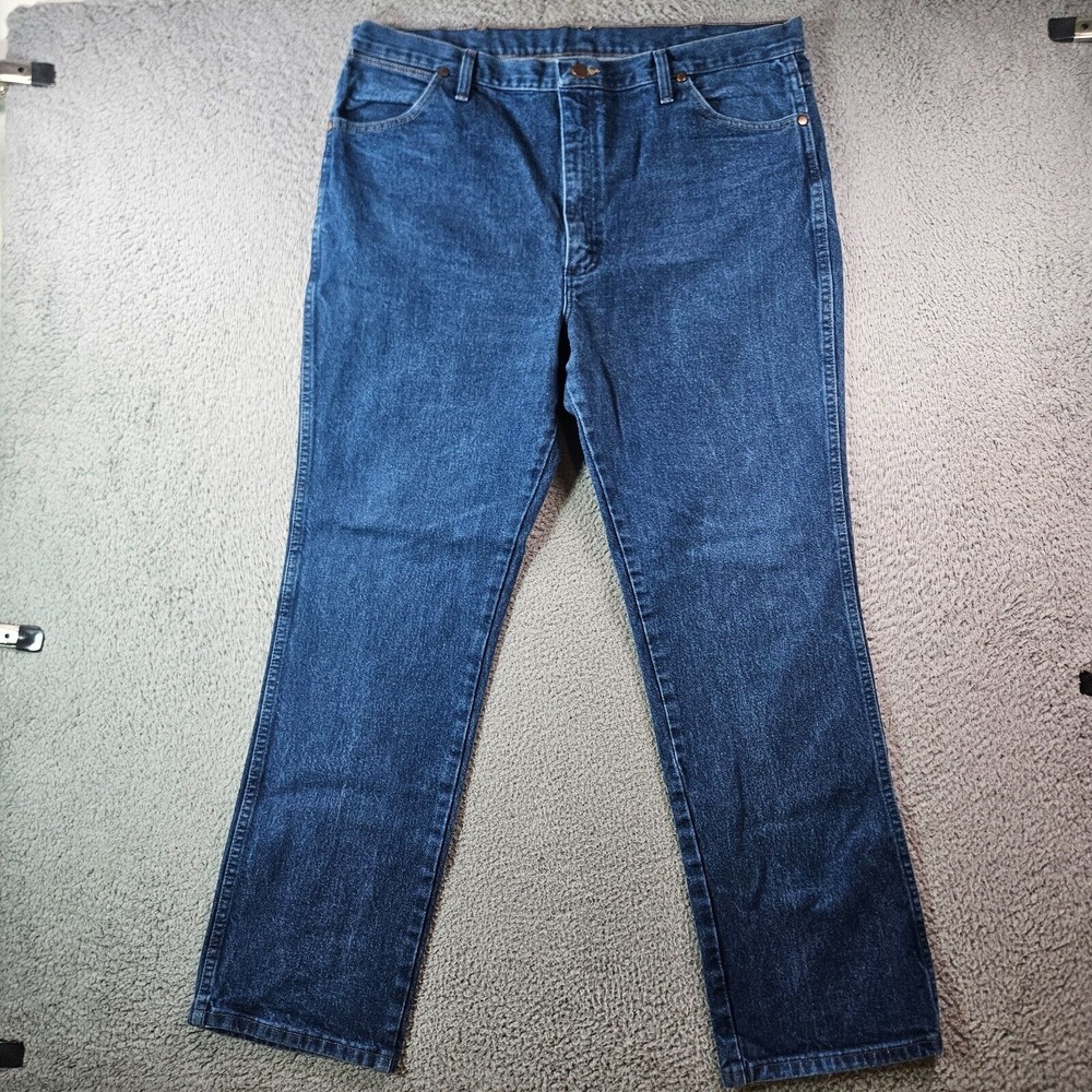 Wrangler Jeans Men 40 x32 936PWD Cowboy Cut Rodeo Rancher Blue Denim